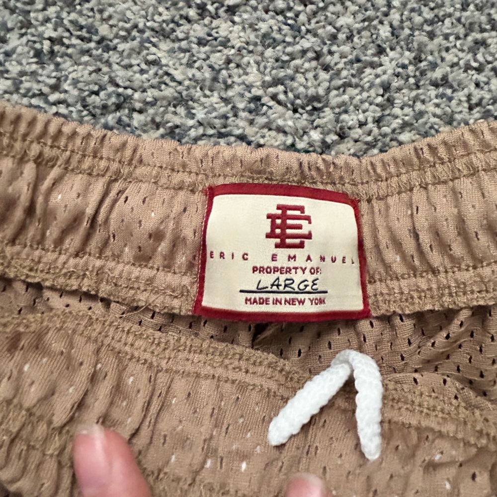 Eric Emanuel EE Basic Short, Gold/Purple, size Large - Picture 4 of 9